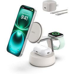 Belkin MagSafe Charger Compatible, 3-in-1 Charging Station