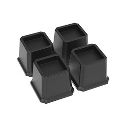 Bed Risers 3 Inch Heavy Duty Bed Furniture Elevators