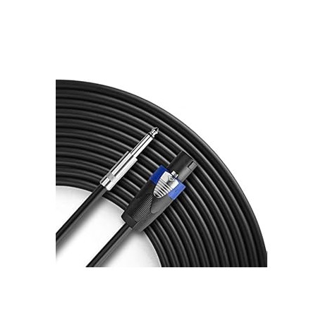 25 Feet Speakon to 1/4 Speaker Cable