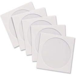Compucessory CD/DVD Window Envelopes (CCS26500),White
