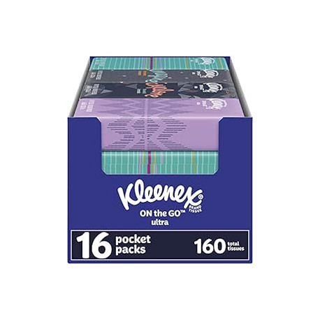 Kleenex White Facial Tissue (Pack of 16)