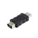 Firewire IEEE 1394 6 Pin Female to USB Male Adapter Convertor