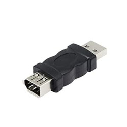 Firewire IEEE 1394 6 Pin Female to USB Male Adapter Convertor