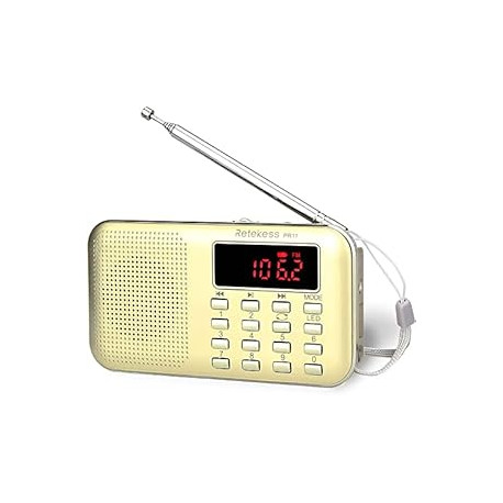Retekess PR11 AM FM Radio Portable