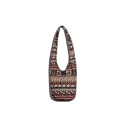 Hippie Crossbody Bag Thai Top Zip