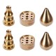 Incense Holder, Coil Incense Burner, Incense Cone Burner, Incense Sticks Burner, 3 Styles Brass,6 Pieces
