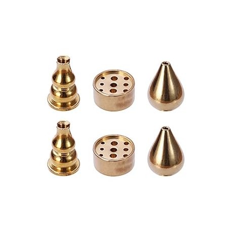 Incense Holder, Coil Incense Burner, Incense Cone Burner, Incense Sticks Burner, 3 Styles Brass,6 Pieces