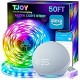 50ft Smart Led Strip Lights for Bedroom