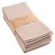 Cloth Dinner Napkins - Set of 12 Oversized (20 x 20 inches) (Taupe)