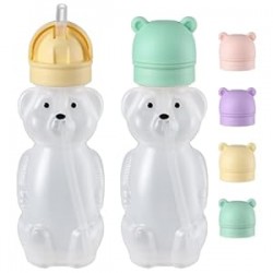 2 Pack Honey Bear Straw Cups for Baby