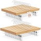 Premium Wooden Pants Hangers 25 Pack