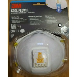 Particulate N95 Respirator with Valve, 2-Pack