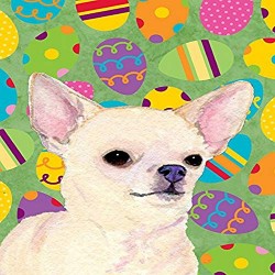 Chihuahua Easter Eggtravaganza Garden Flag Mailbox
