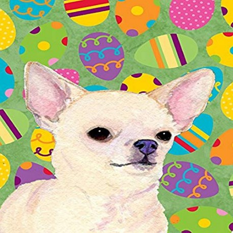 Chihuahua Easter Eggtravaganza Garden Flag Mailbox