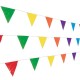 Multicolor Pennant Banner (100-Ft) for Party