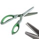 Green Pinking Shears Comfort Grips Crafts Zig Zag Cut Sewing Scissors