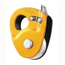 Petzl Unisex_Adult Seilrollen Micro Traxion Cable Pulley