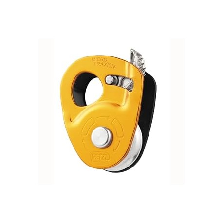 Petzl Unisex_Adult Seilrollen Micro Traxion Cable Pulley