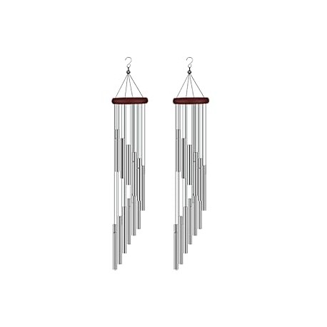 2 Pack Wind Chimes for Outside