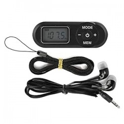 Portable Black FM Radio