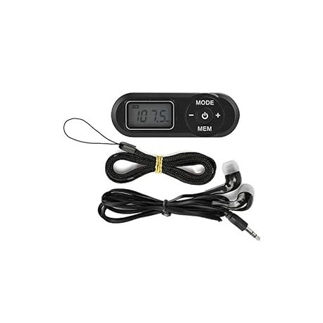 Portable Black FM Radio