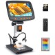 Digital Microscope with 7" LCD Screen,1500X Magnification Soldering Microscope
