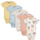 Grow by Gerber baby-boys 5-pack Short-sleeve Onesies Bodysuits