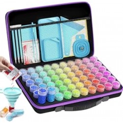 60 Slots Storage Container for Diamond Art Kits for Adults