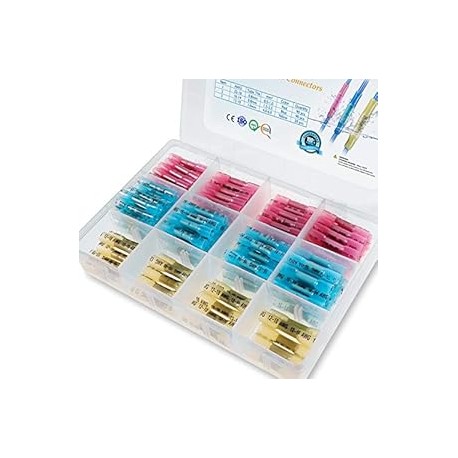 200PCS Heat Shrink Butt Wire Connector Kit