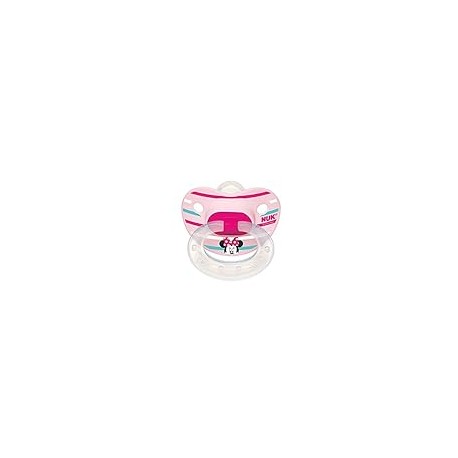 NUK Disney Baby Puller Pacifier, 0-6 Months, Girl/Minnie Mouse, 1 pk
