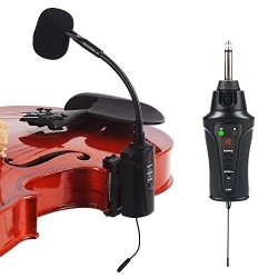 VT-5 Violin Microphone Wireless UHF Gooseneck