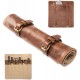 knife roll bag, genuine buffalo leather