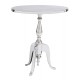 Aluminum Metal Side End Accent Table Small End Table
