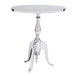 Aluminum Metal Side End Accent Table Small End Table