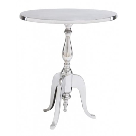 Aluminum Metal Side End Accent Table Small End Table