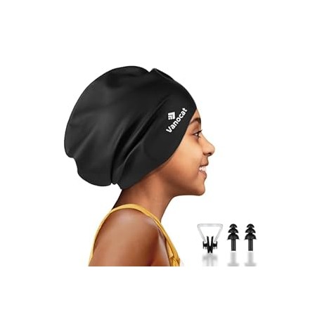 Kids Extra Large Swim Cap for Long Hair