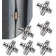 6 Pairs Curtain Magnets Closure