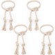 4 Pcs Hand Woven Curtain Tiebacks No Drilling