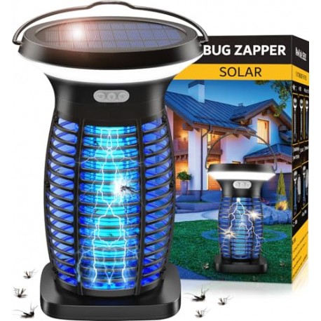 Solar Bug Zapper Outdoor Waterproof