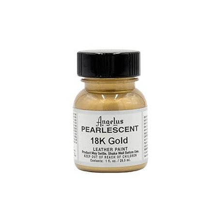 Angelus Pearlescent Leather Paint, 18K Gold