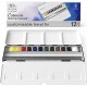 Watercolor Paint Set, Customisable Travel Tin, 12 Half Pan