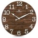 12 Inch Silent Brown Wall Clocks