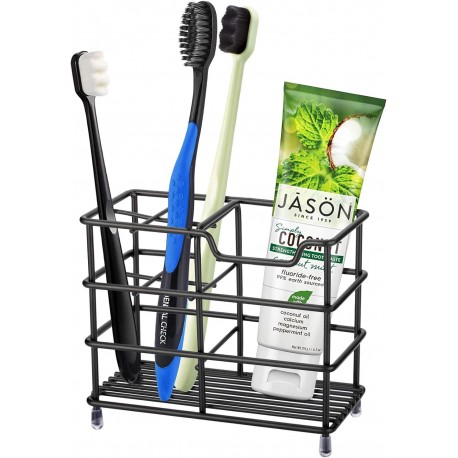 Stainless Steel Bathroom Toothbrush Holder Toothpaste Holder Stand