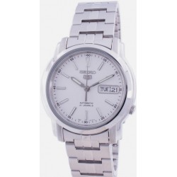 Seiko 5 Automatic Day/Date White Dial Stainless Steel