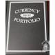 BCW Album Currency Portfolio 3 Pocket 10 Pages BLACK
