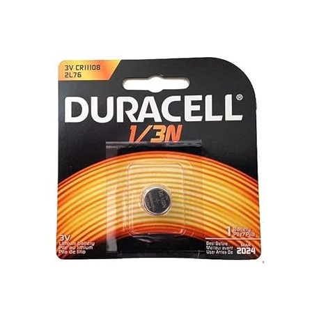 2 Duracell 2L76 1/3N CR1-3N DL1/3N K58L 3V Lithium Battery