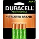 Duracell - Rechargeable AAA Batteries - long lasting