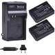 2-Pack Canon LP-E12 Replacement Battery