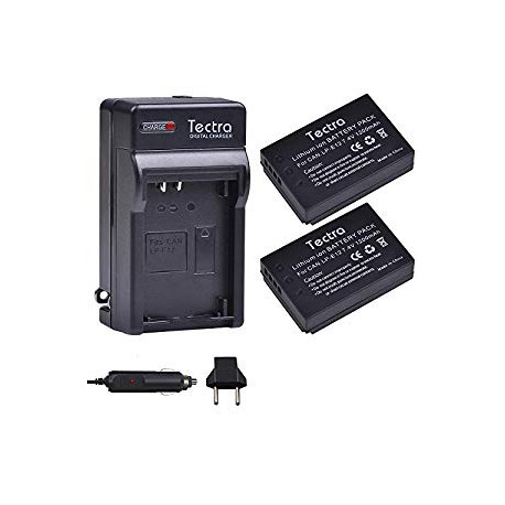 2-Pack Canon LP-E12 Replacement Battery
