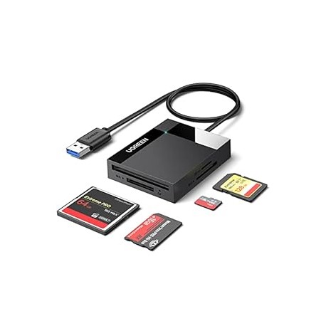 UGREEN SD Card Reader USB 3.0 Card Hub Adapter 5Gbps Read 4 Cards